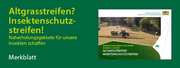 Titelseite vom Merkblatt Insektenschutzstreifen