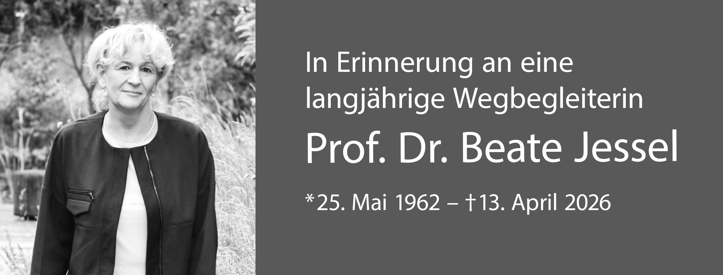 Link zum Anliegen-Beitrag Portrait Beate Jessel